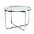 Pursonic Infinity Outdoor Patio Side Table with 5 cm Glass MST